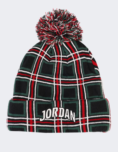 Шапка Jordan дитяча JAN HOLIDAY PLAID POM BEANIE - 169825, фото 1 - інтернет-магазин MEGASPORT