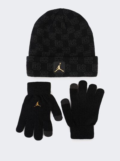Шапка Jordan JAN MONOGRAM BEANIE SET - 169826, фото 1 - інтернет-магазин MEGASPORT