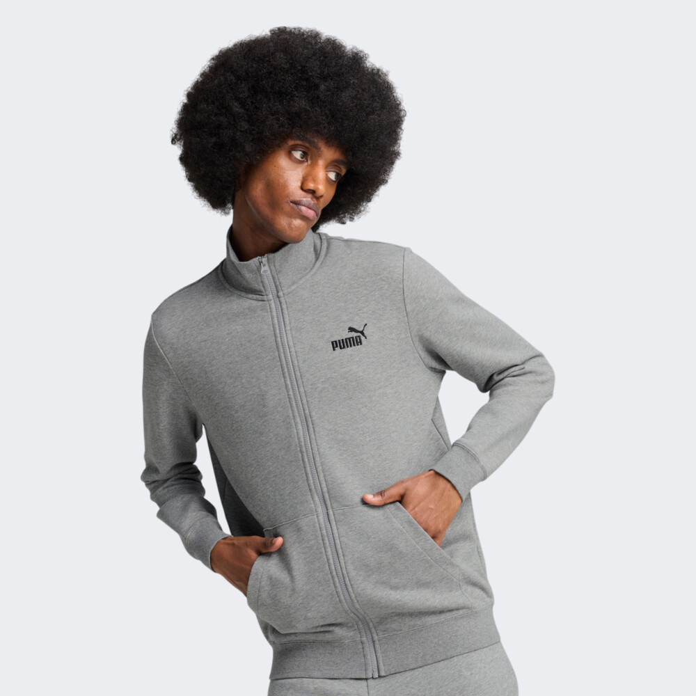 Кофта Puma ESS No. 1 Logo Track Jacket TR | Цвет: серый | купить в