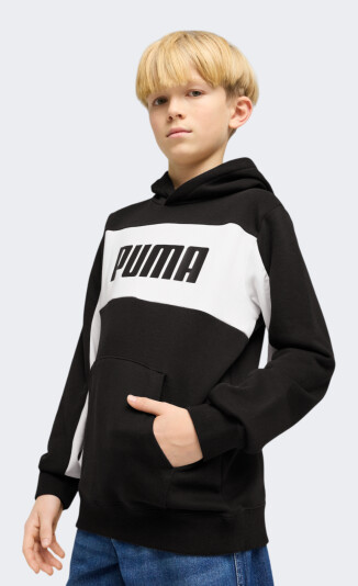 Кофта Puma дитяча ESS BLOCK Hoodie TR B - 170575, фото 1 - інтернет-магазин MEGASPORT