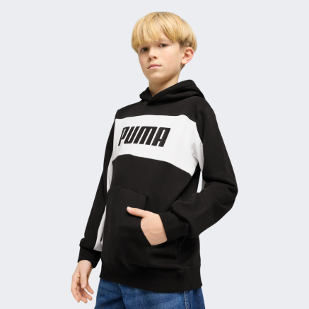 Кофта Puma детская ESS BLOCK Hoodie TR B - 170575, фото 1 - интернет-магазин MEGASPORT