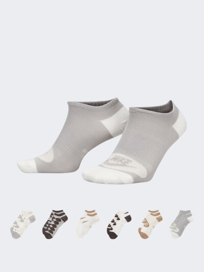 Шкарпетки Nike U NK EVERYDAY LT NS 6PR - WMNS/GIRLS GRX 132 - 170605