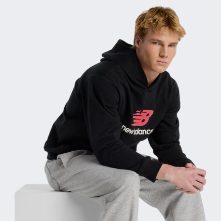 Кофта New Balance Athletics FT Logo Hoodie - 170719, фото 5 - інтернет-магазин MEGASPORT