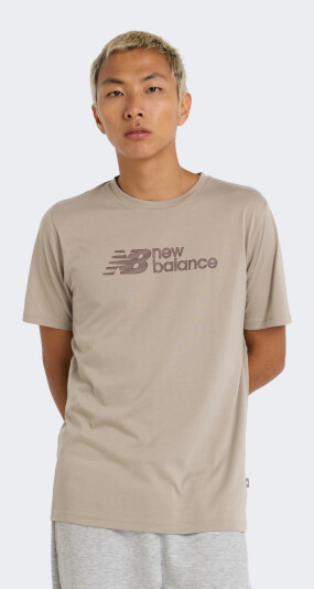 Футболка New Balance Heathertech Linear T-Shirt - 170718, фото 1 - интернет-магазин MEGASPORT