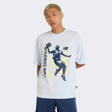 Футболка New Balance Hoops Graphic Vintage T-Shirt - 170722, фото 1 - інтернет-магазин MEGASPORT