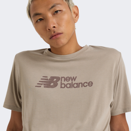 Футболка New Balance Heathertech Linear T-Shirt - 170718, фото 4 - інтернет-магазин MEGASPORT