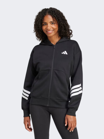 Кофта Adidas W FI 3S FZ HD - 170800, фото 1 - інтернет-магазин MEGASPORT