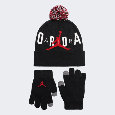 Шапка Jordan дитяча JAN HBR POM BEANIE SET - 169942, фото 1 - інтернет-магазин MEGASPORT