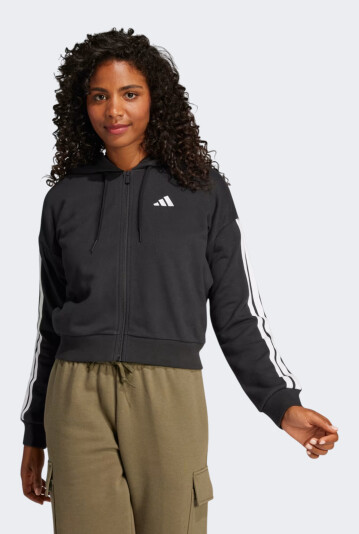 Кофта Adidas W 3S FT FZ HD - 170976, фото 1 - інтернет-магазин MEGASPORT