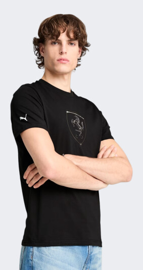 Футболка Puma Ferrari Race Tonal Big Shield Tee - 171066, фото 1 - інтернет-магазин MEGASPORT