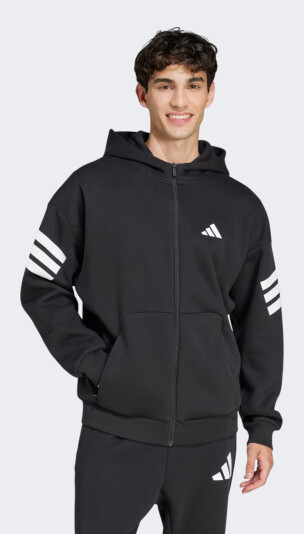 Кофта Adidas M FI 3S FZ - 171128, фото 1 - интернет-магазин MEGASPORT