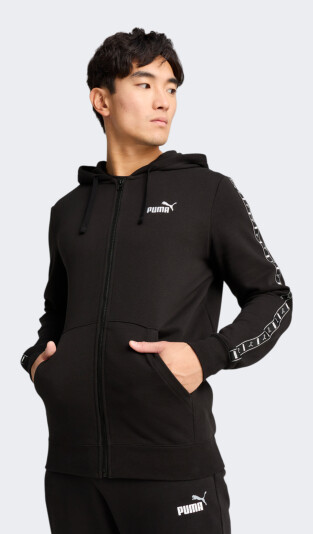 Кофта Puma ESS TAPE Full-Zip Hoodie TR - 171082, фото 1 - интернет-магазин MEGASPORT