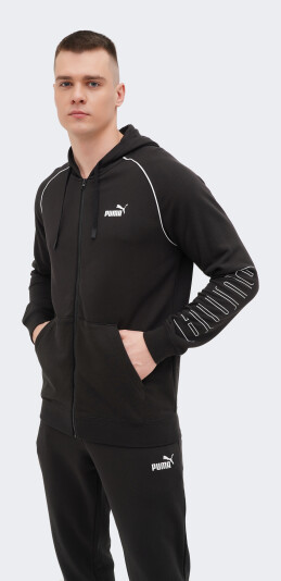 Кофта Puma SPORT Full-Zip Hoodie TR - 170644, фото 1 - интернет-магазин MEGASPORT