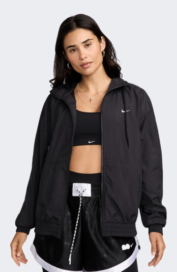 Вітровка Nike W NSW ESSNTL UV WVN JKT HD - 171197, фото 1 - інтернет-магазин MEGASPORT