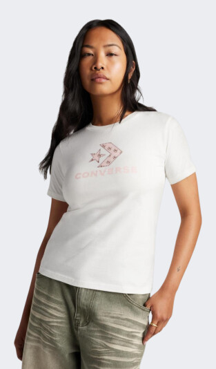 Футболка Converse STAR CHEVRON INFILL TEE - 171251, фото 1 - интернет-магазин MEGASPORT