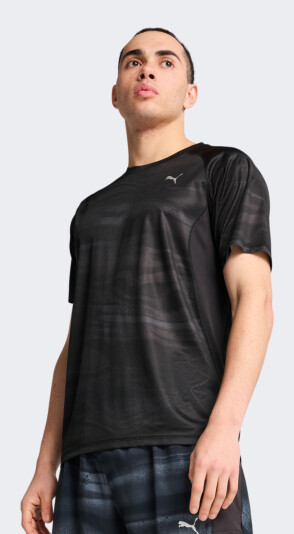 Футболка Puma M RUN VELOCITY AOP TEE (POLY) - 171293, фото 1 - інтернет-магазин MEGASPORT