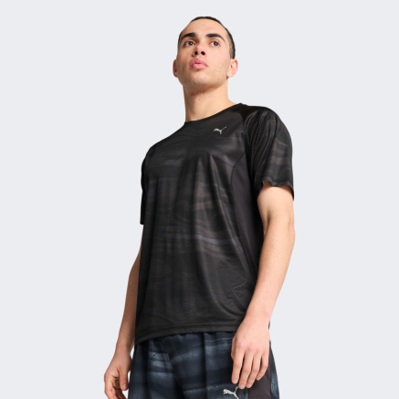 Футболка Puma M RUN VELOCITY AOP TEE (POLY) - 171293, фото 1 - інтернет-магазин MEGASPORT