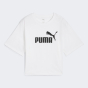 Футболка Puma ESS Cropped No. 1 Logo Relaxed Tee, фото 1 - интернет магазин MEGASPORT