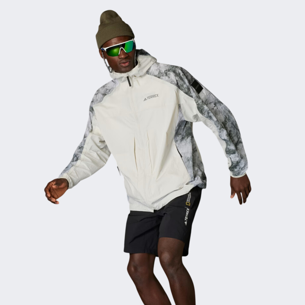 Вітровка Adidas NG W.R AOP JKT | Колір: бежевий,сірий | купити в