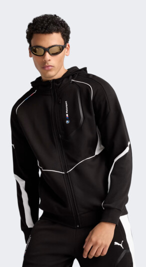 Кофта Puma BMW MMS HOODED SWEAT JACKET - 171577, фото 1 - интернет-магазин MEGASPORT