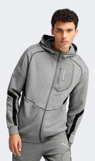Кофта Puma BMW MMS HOODED SWEAT JACKET - 171578, фото 1 - интернет-магазин MEGASPORT