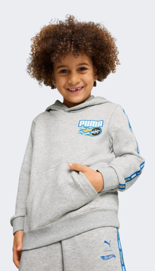 Кофта Puma дитяча X HOT WHEELS Graphic Hoodie TR - 171574, фото 1 - інтернет-магазин MEGASPORT
