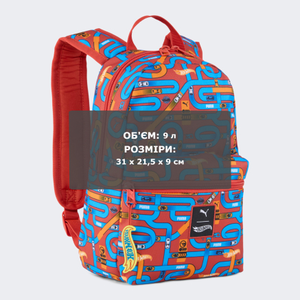 Рюкзак Puma дитячий  x HOT WHEELS Extra Small Backpack - 171569, фото 6 - інтернет-магазин MEGASPORT