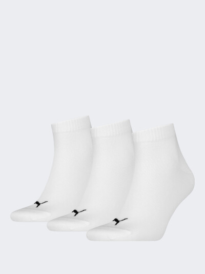 Шкарпетки Puma UNISEX QUARTER PLAIN 3P - 168389, фото 1 - інтернет-магазин MEGASPORT