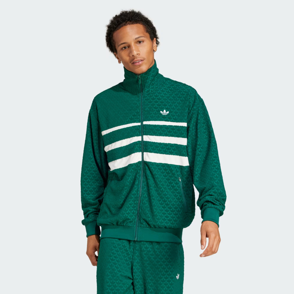 Кофта Adidas Originals Q12 MONOGRAM T | Цвет: зеленый | купить в