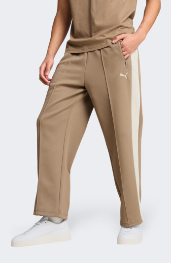 Спортивные штаны Puma T7 ALWAYS ON Relaxed Straight Track Pants DK op - 171757, фото 1 - интернет-магазин MEGASPORT
