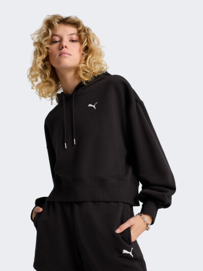 Кофта Puma WARDROBE ESS Relaxed Cropped Hoodie TR - 171758, фото 1 - інтернет-магазин MEGASPORT