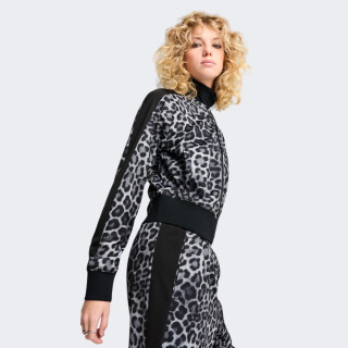 Кофта Puma T7 LEO LUXE AOP Short Track Jacket | Колір: чорний