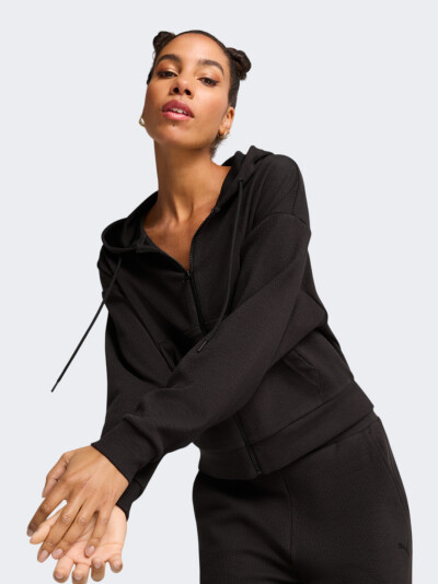 Кофта Puma HER Comfort Crop Full-Zip Hoodie - 171776, фото 1 - інтернет-магазин MEGASPORT