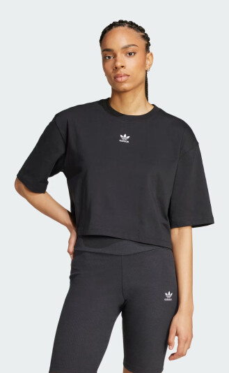 Футболка Adidas Originals ESS CROP TEE - 172004, фото 1 - інтернет-магазин MEGASPORT