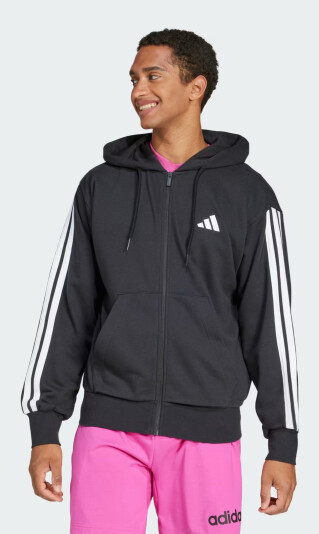 Кофта Adidas M 3S FT FZ HD - 172020, фото 1 - интернет-магазин MEGASPORT