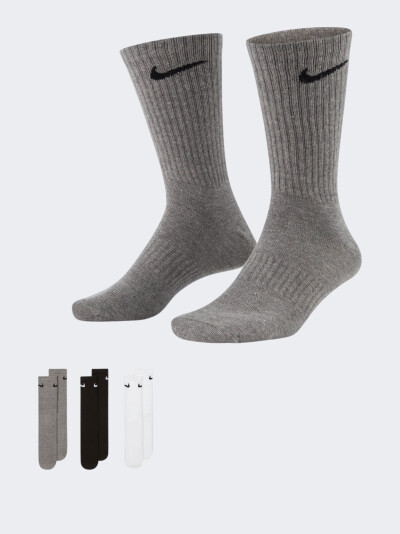 Шкарпетки Nike U NK EVERYDAY LTWT CREW 3PR - 132N - 172103, фото 1 - інтернет-магазин MEGASPORT