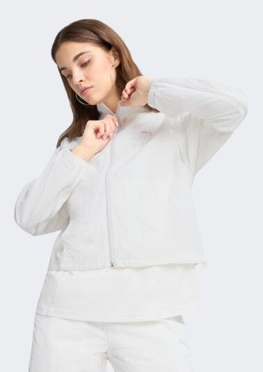 Вітровка Puma DARE TO Oversized Zip-Off Woven Jacket - 172152, фото 1 - інтернет-магазин MEGASPORT
