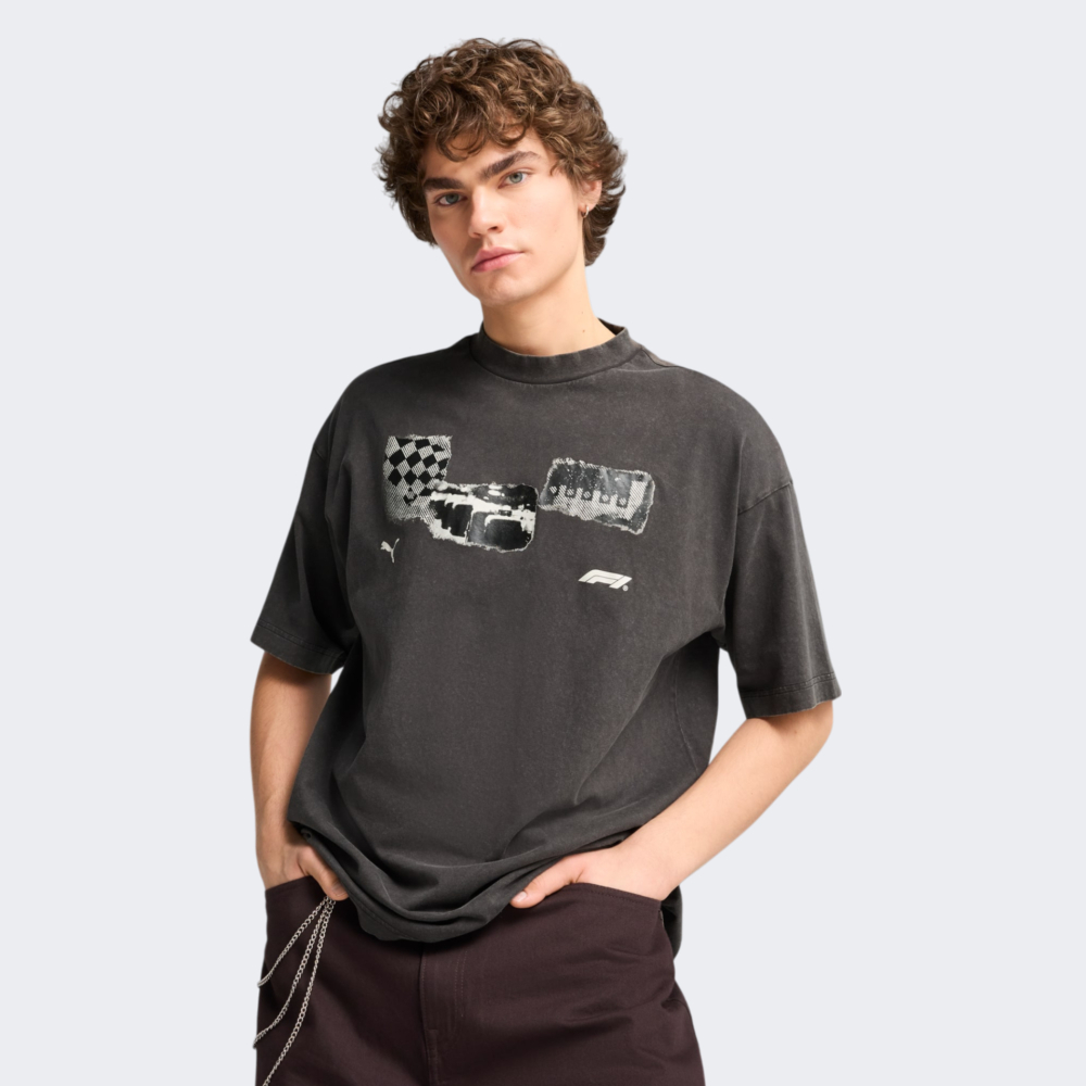Футболка Puma F1 Graphic Tee | Колір: чорний | купити в інтернет ...