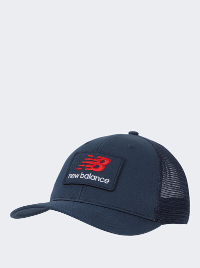 Кепка New Balance Stacked Patch Logo Trucker Hat - 172261, фото 1 - інтернет-магазин MEGASPORT