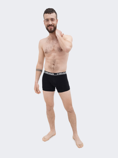 Спідня білизна Head BASIC BOXER 2P - 163899, фото 1 - інтернет-магазин MEGASPORT