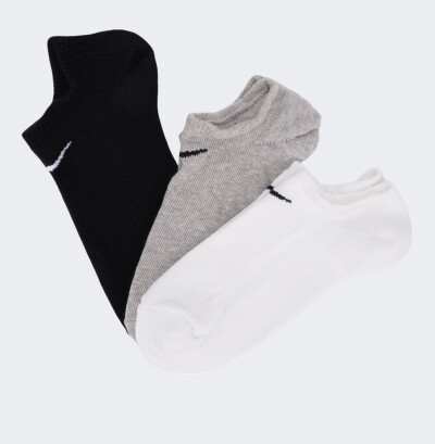 Носки Nike 3ppk Value No Show - 4748, фото 1 - интернет-магазин MEGASPORT