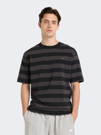 Футболка New Balance Athletics Cotton Thick Stripe T-Shirt - 172271, фото 1 - інтернет-магазин MEGASPORT