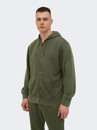 Кофта Champion full zip hoodie sweatshirt - 171642, фото 1 - інтернет-магазин MEGASPORT