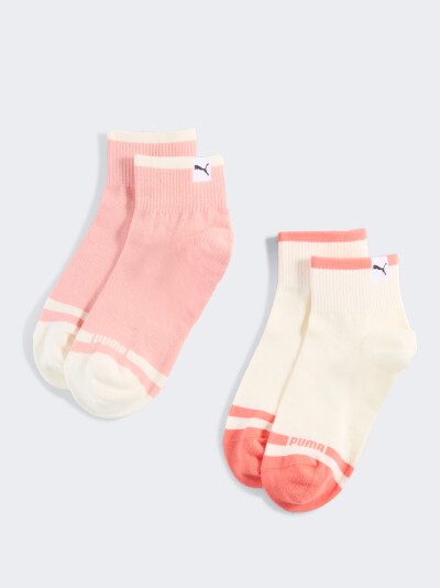 Шкарпетки Puma WOMEN HERITAGE TOE QUARTER 2P - 172563, фото 1 - інтернет-магазин MEGASPORT