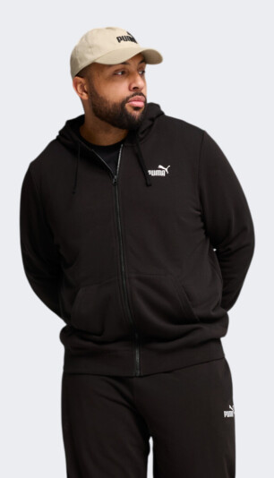 Кофта Puma ESS No. 1 Logo Full-Zip Hoodie TR - 170451, фото 1 - интернет-магазин MEGASPORT