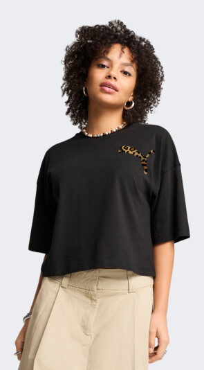 Футболка Puma LEO LUXE Oversized Short Tee - 172721, фото 1 - інтернет-магазин MEGASPORT