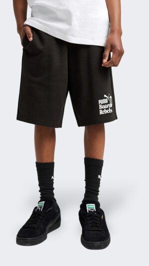 Шорти Puma дитячі MID90S Long Shorts TR B - 172731, фото 1 - інтернет-магазин MEGASPORT