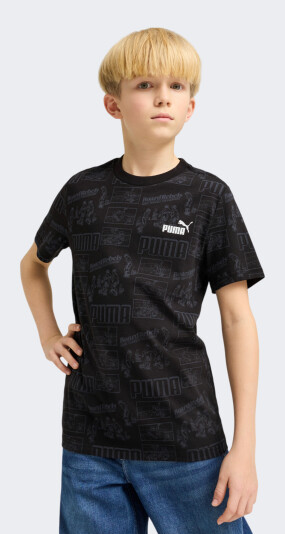 Футболка Puma детская MID90S AOP Tee B - 172729, фото 1 - интернет-магазин MEGASPORT