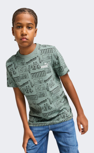 Футболка Puma дитяча MID90S AOP Tee B - 172730, фото 1 - інтернет-магазин MEGASPORT