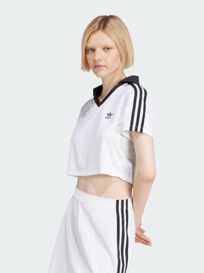 Поло Adidas Originals V-NECK POLO - 172777, фото 1 - інтернет-магазин MEGASPORT